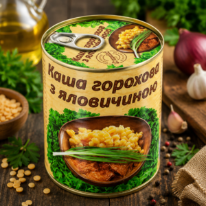 Каша L'appetit горохова з яловичиною 350 г