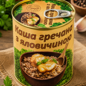 Каша гречана L'appetit з яловичиною 340 г