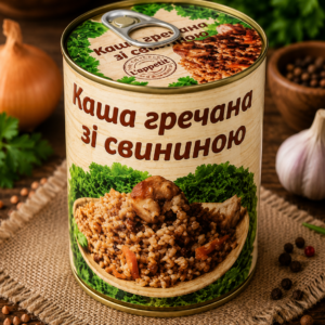 Каша гречана зі свининою L appetit 340 г