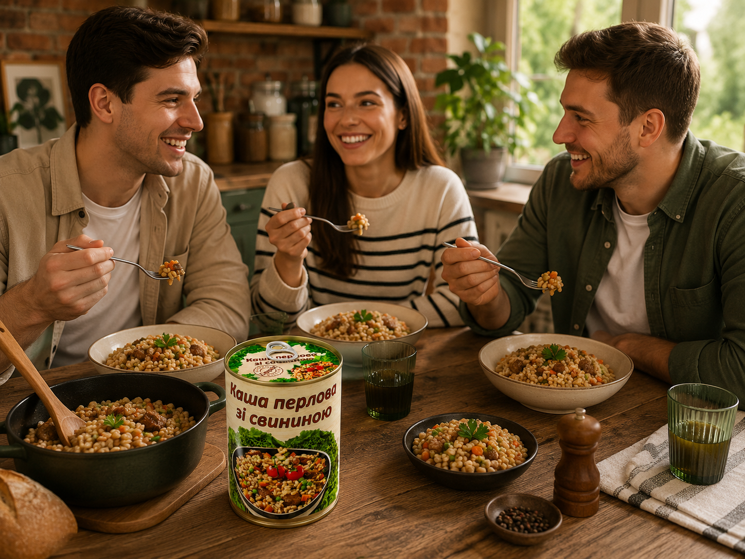 Каша перлова зі свининою L'appetit 340 г - Зображення 3