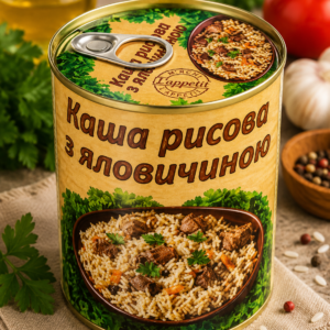 Каша рисовая с говядиной L'appetit 340 г
